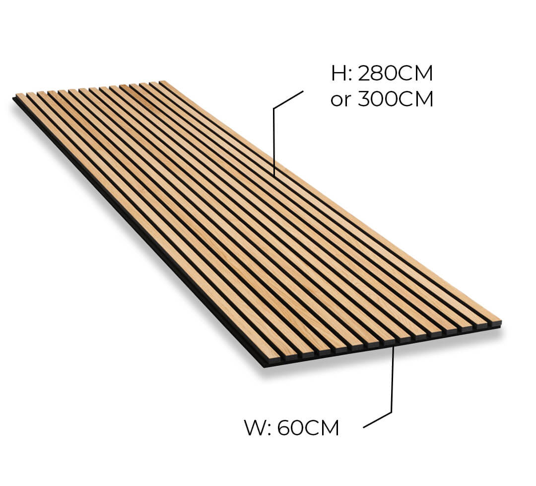 Acoustic Slat Dimensions